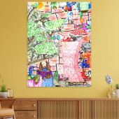 God is in de Details #16 Canvas Afdruk (Insitu (Woonkamer))