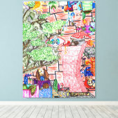 God is in de Details #16 Canvas Afdruk (Insitu (Houten vloer))