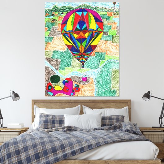 God is in de details #17 canvas afdruk (Insitu (Slaapkamer))