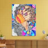 God is in de details #19 canvas afdruk (Insitu (Woonkamer))