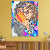 God is in de Details #19 Canvas Afdruk (Insitu (Woonkamer))