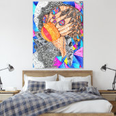 God is in de Details #19 Canvas Afdruk (Insitu (Slaapkamer))