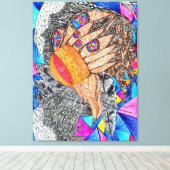 God is in de Details #19 Canvas Afdruk (Insitu (Houten vloer))