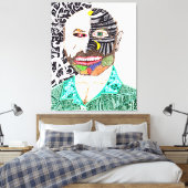 God is in de details #1 canvas afdruk (Insitu (Slaapkamer))