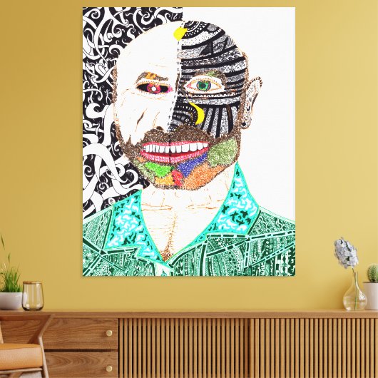 God is in de details #1 canvas afdruk (Insitu (Woonkamer))