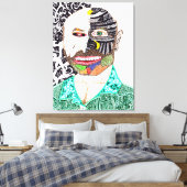 God is in de Details #1 Canvas Afdruk (Insitu (Slaapkamer))