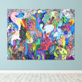 God is in de details #20 canvas afdruk (Insitu (Houten vloer))