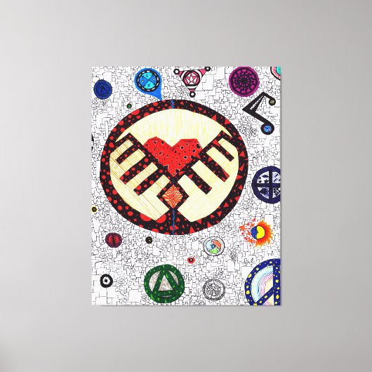 God is in de details #2 canvas afdruk (Voorkant)