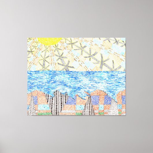 God is in de details #4 canvas afdruk (Voorkant)