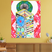 God is in de details #5 canvas afdruk (Insitu (Woonkamer))