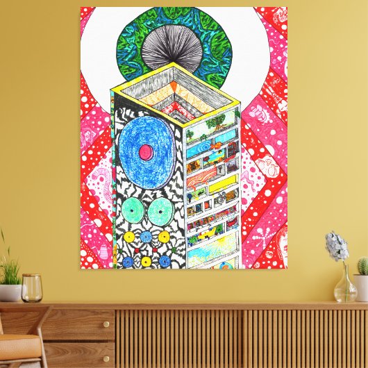 God is in de details #5 canvas afdruk (Insitu (Woonkamer))