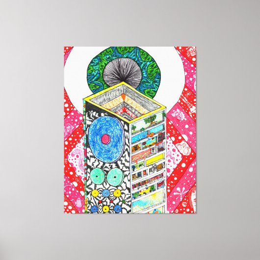 God is in de details #5 canvas afdruk (Voorkant)