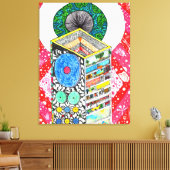 God is in de Details #5 Canvas Afdruk (Insitu (Woonkamer))