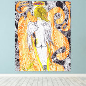 God is in de details #6 canvas afdruk (Insitu (Houten vloer))