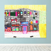 God is in de details #7 canvas afdruk (Insitu (Houten vloer))