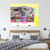 God is in de details #7 canvas afdruk (Insitu (Slaapkamer))