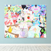 God is in de details #8 canvas afdruk (Insitu (Houten vloer))