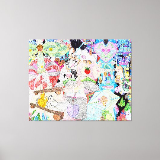 God is in de details #8 canvas afdruk (Voorkant)