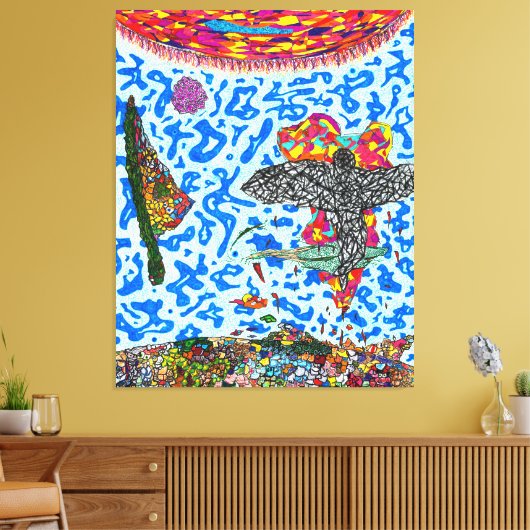 God is in de details #9 canvas afdruk (Insitu (Woonkamer))