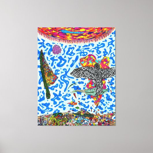 God is in de details #9 canvas afdruk (Voorkant)