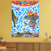God is in de Details #9 Canvas Afdruk (Insitu (Woonkamer))