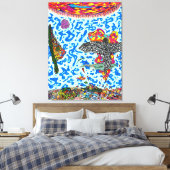 God is in de Details #9 Canvas Afdruk (Insitu (Slaapkamer))
