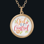 God is in de greep van het Christelijke christenge Goud Vergulden Ketting<br><div class="desc">Een mooi ontwerp om je geloof te shows.</div>
