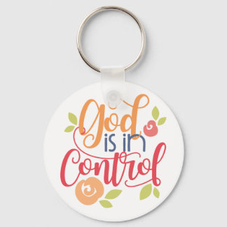 God is in de greep van het Christelijke christenge Sleutelhanger