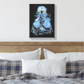 God is in de machine - Techno-Dystopian Design Canvas Afdruk (Insitu (Slaapkamer))