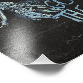 God is in de machine - Techno-Dystopian Design Foto Afdruk (Hoek)