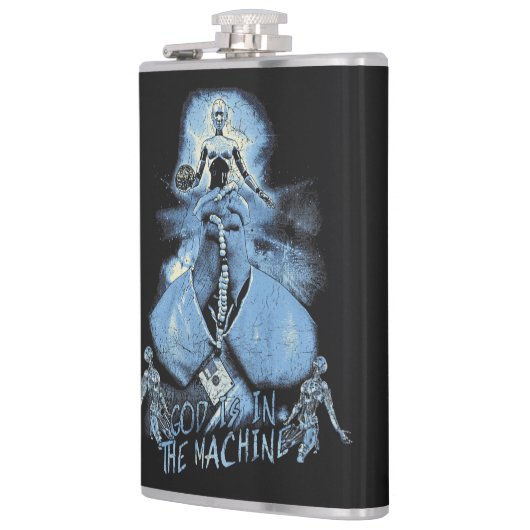 God is in de machine - Techno-Dystopian Design Heupfles (Links)