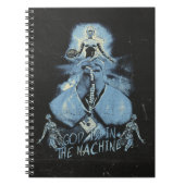 God is in de machine - Techno-Dystopian Design Notitieboek (Voorkant)