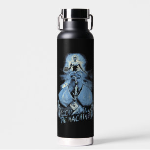 God is in de machine - Techno-Dystopian Design Waterfles