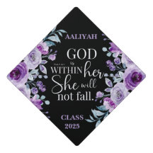 God is in haar Bloemen Personaliseren Tassel Toppe