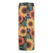 God is in haar bloemenvers thermosbeker (Achterkant)