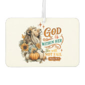 God is in haar... luchtverfrisser (Achterkant)