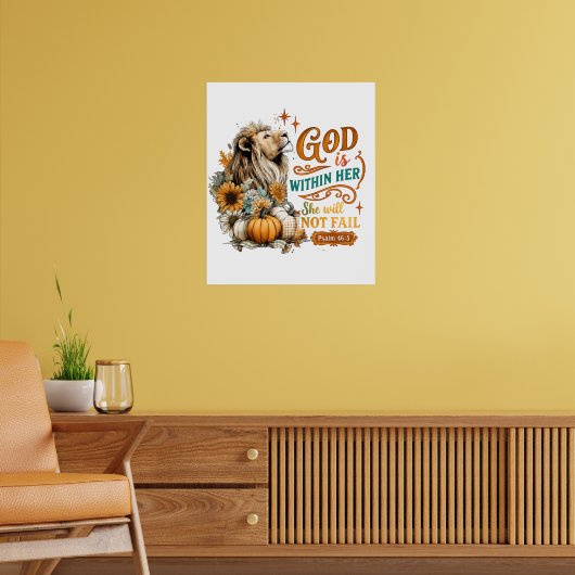 God is in haar... poster (Woonkamer 2)