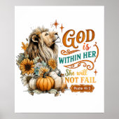 God is in haar... poster (Voorkant)