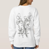 God is in haar Psalm 46:5 Bijbelvers Kleding Trui (Achterkant)