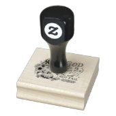 God is in haar... rubberstempel (Stempel)