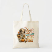 God is in haar... tote bag (Voorkant)