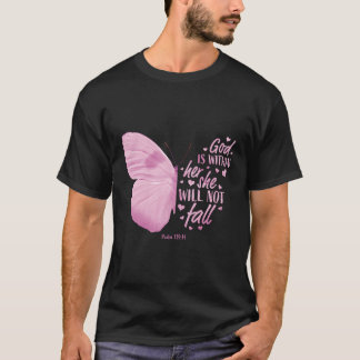 God is in haar, ze zal niet Christelijk Sayi Herfs T-shirt