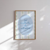 God is in haar, zij zal geen Herfst zijn van muurk Poster