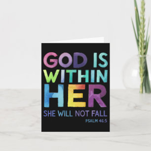 God Is In Haar Zij Zal Niet Falen Psalm 465 Reli Kaart