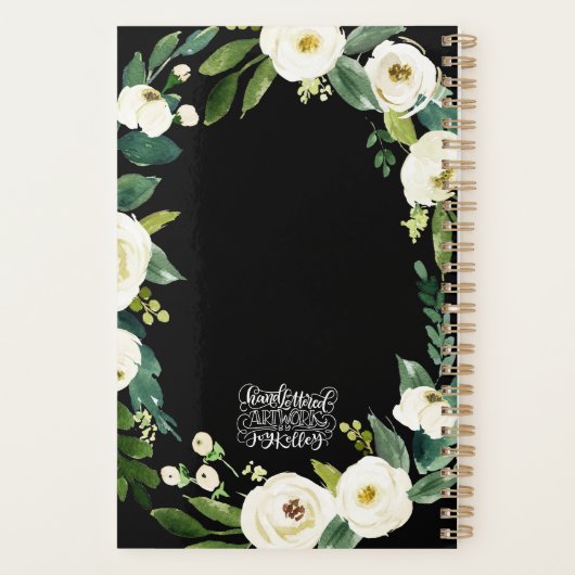 God is in haar, zij zal niet herfsten planner (Achterkant)