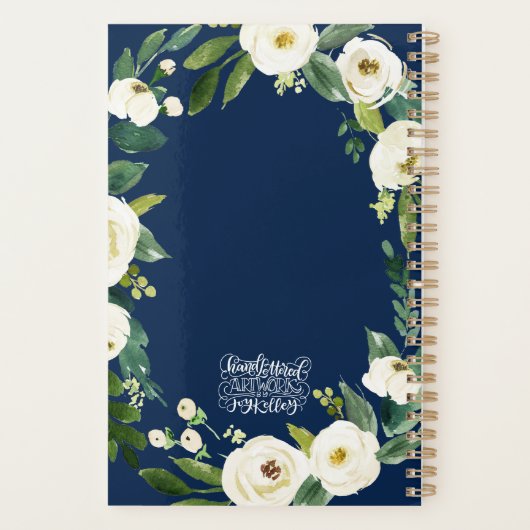 God is in haar, zij zal niet herfsten planner (Achterkant)