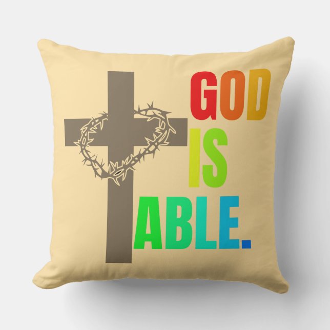 GOD IS IN STAAT. KUSSEN (Voorkant)