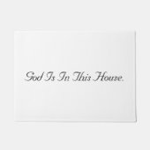 God Is In This House Deurmat (Voorkant)