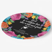 God is in Zijn Christelijke Afstuderen Papieren Bordje (Gekanteld)