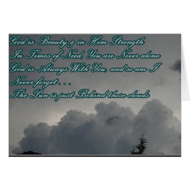 God is kracht (Voorkant Horizontaal)